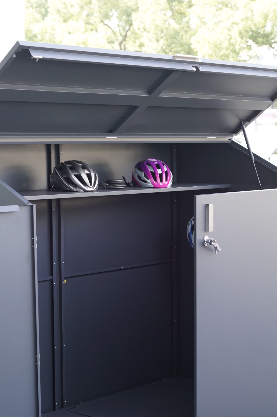 Fietsenstalling | Premium kwaliteit Fietsberging | Antraciet - Afbeelding 12