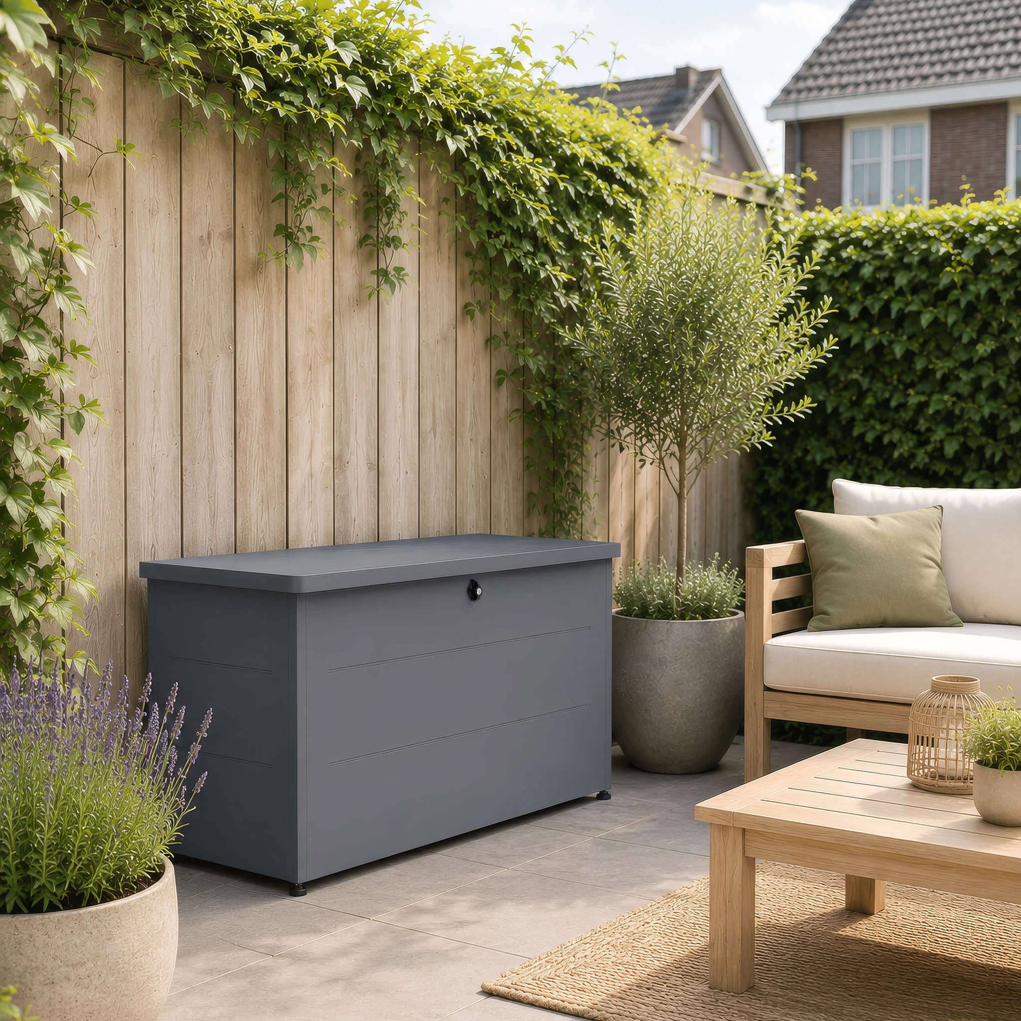 Opbergbox | Premium kwaliteit Opbergbak | 520L | Antraciet - Afbeelding 2