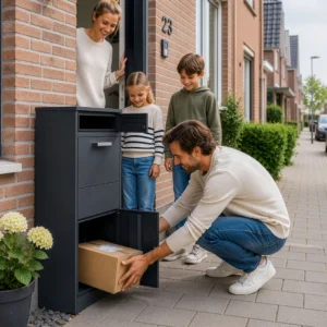 Alternative view of Pakketbrievenbus | Premium brievenbus voor pakketjes | Antraciet