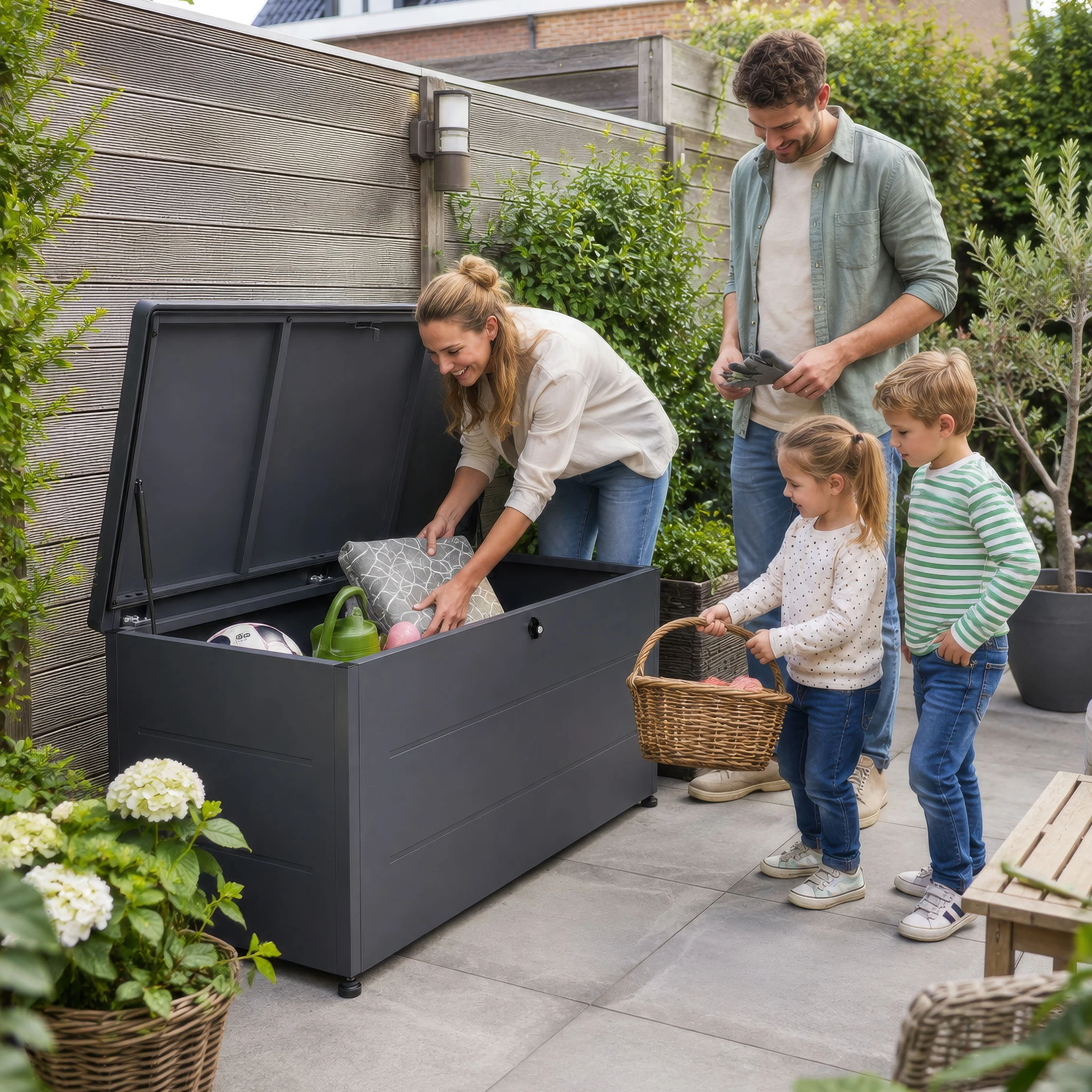 Opbergbox | Premium kwaliteit Opbergbak | 520L | Antraciet - Afbeelding 3