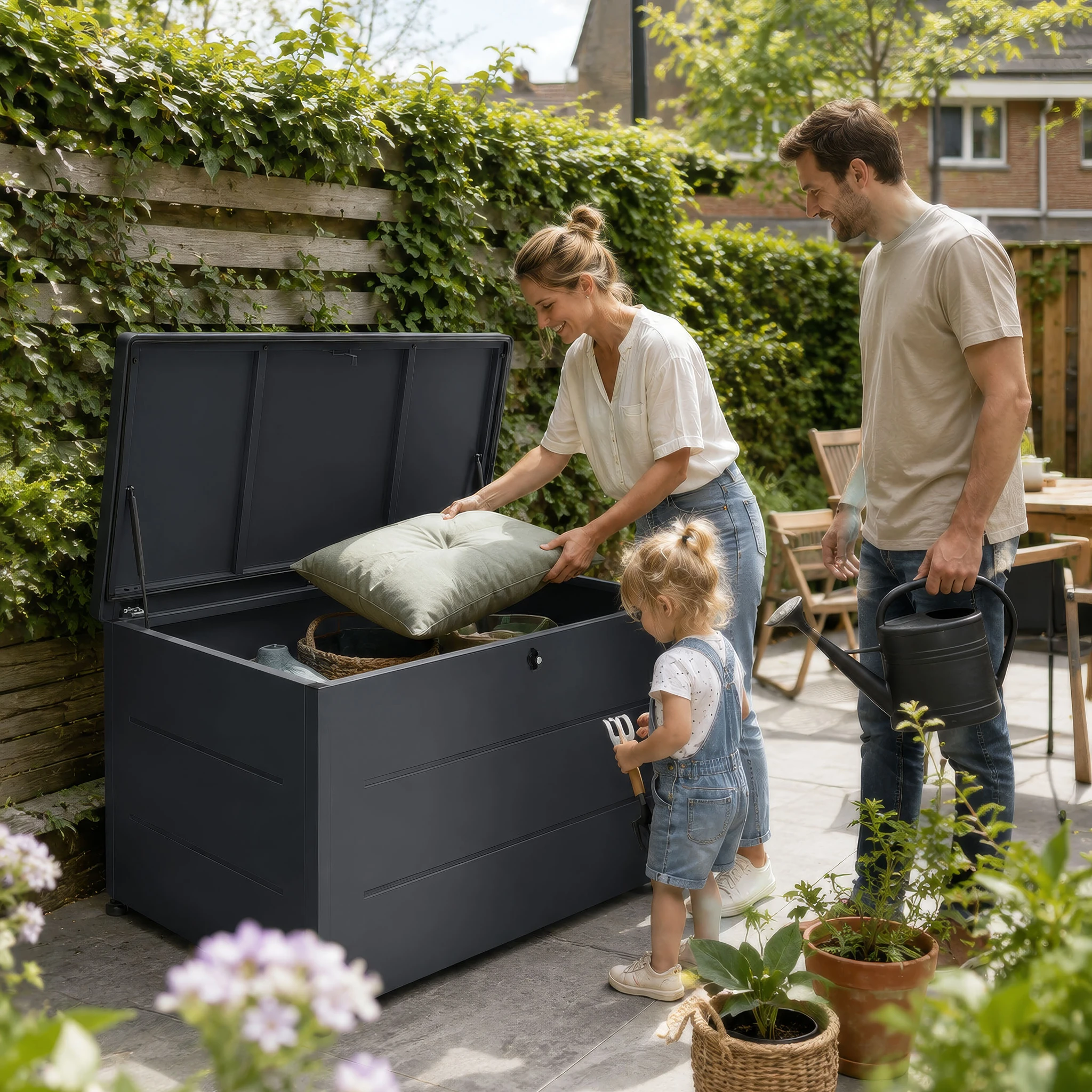 Opbergbox | Premium kwaliteit Opbergbak | 520L | Antraciet - Afbeelding 5