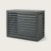 Airco ombouw M van aluminium in antraciet