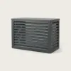 Airco ombouw S van aluminium in antraciet