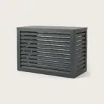 Airco ombouw S | Aluminium omkasting voor buitenunit | 90 x 60 x 45 cm | Antraciet
