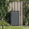 Kliko ombouw 1 vak antraciet in de tuin